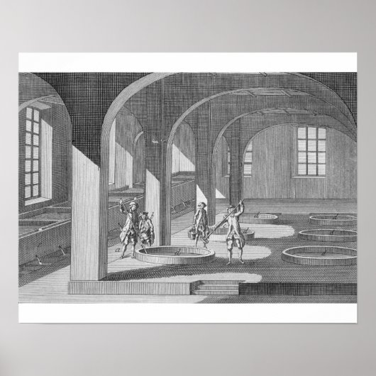 Poster Intérieur d'une usine de savon, illustration pour  (Devant)