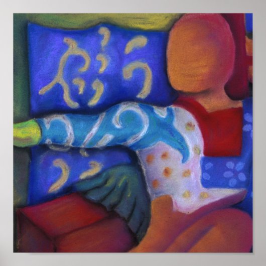 Poster Intérieur et extérieur - Passage Azure et Crimson (Devant)