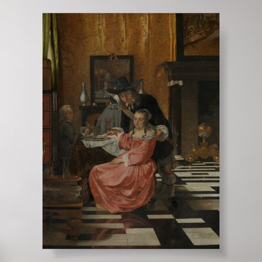 Poster Intérieur néerlandais — Ludolf de Jongh (Devant)