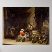 Poster Intérieur rustique (Devant)