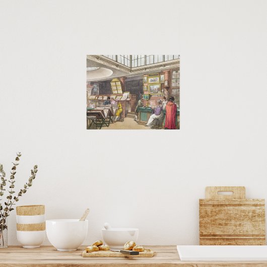 Poster Interior from Ackermann's Repository of Arts (Cuisine)