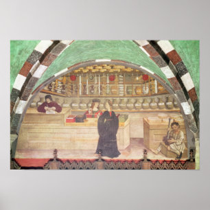 Poster Interior of a pharmacy