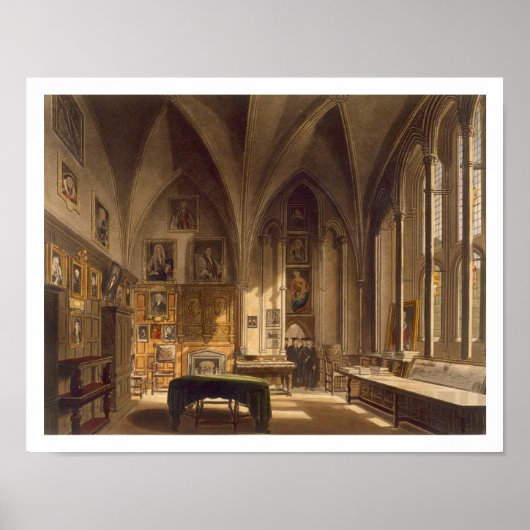 Poster Interior of the Chapter House (Devant)