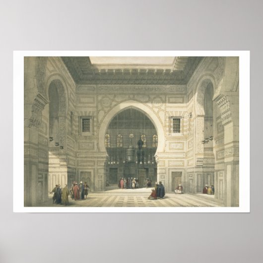Poster Interior of the Mosque of Sultan Hasan, Cairo, fro (Devant)