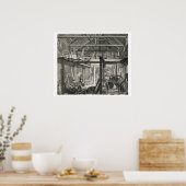 Poster Interior View of John Bunyan's Meeting House (Cuisine)