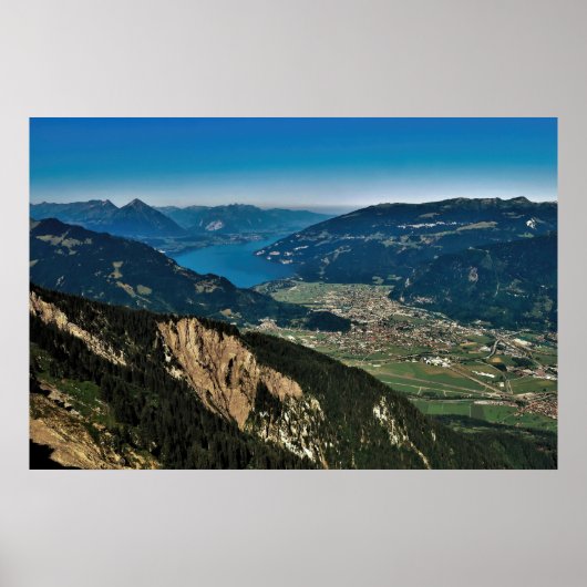 Poster Interlaken et Thunersee (Devant)