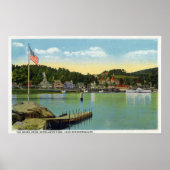 Poster Interlaken Park Vue sur les Weirs (Devant)