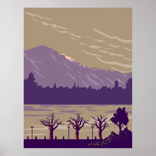 Poster Interlaken Suisse (Devant)