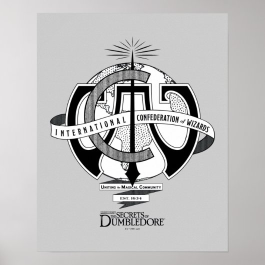 Poster International Confederation of Wizards Logo (Devant)