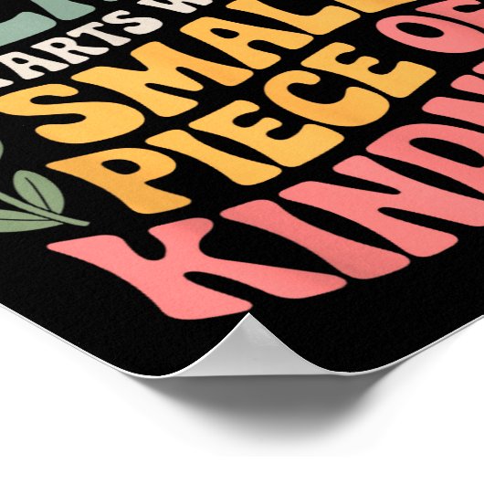 Poster International Peace Day Insring World Kindness Day (Coin)