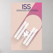 Poster International Space Station space art. (Devant)