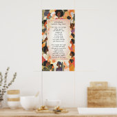 Poster International Women's Day Poem (Cuisine)