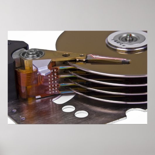 Poster Internes d'un disque dur (Devant)