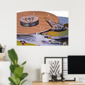 Poster Internes d'un disque dur (Bureau à domicile)