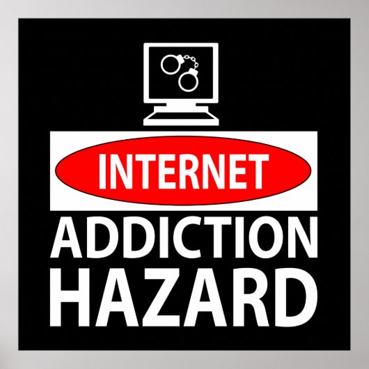 Poster Internet – addiction hazard (Devant)
