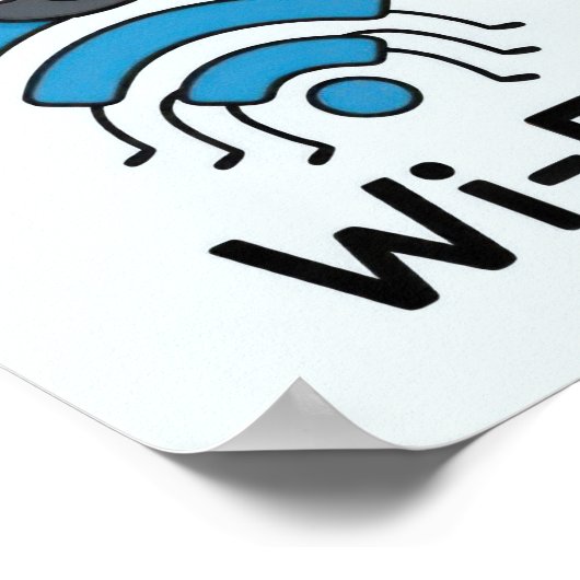 Poster Internet Wi-Fi (Coin)