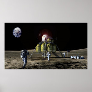 Poster Interprétation d'artiste d'un nouveau vaisseau