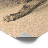 Poster Interprète De Cirque Debout Parmi Les Animaux Vici (Coin)