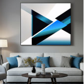 Poster Intersection Bleue