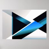 Poster Intersection Bleue (Devant)