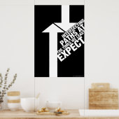 Poster Intersection de chemins (Cuisine)