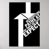 Poster Intersection de chemins (Devant)