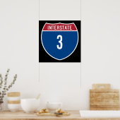 Poster Interstate 3 (Cuisine)