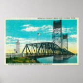 Poster Interstate Highway Bridge over Columbia River (Devant)