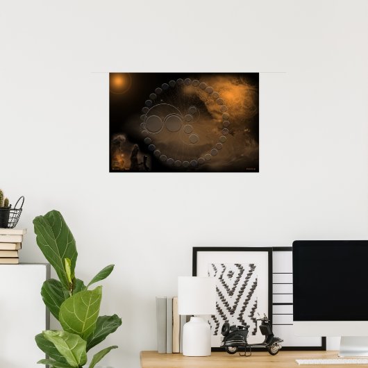 Poster Interstellaire (Bureau à domicile)