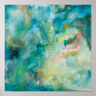 Poster Interstellaire   Ciel bleu Turquoise