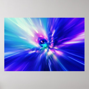 Poster Interstellar time travel and hyper jump in space F