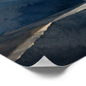 Poster Intervalle Bleu — Aurema (Paysage) (Coin)