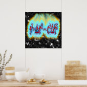 Poster Intervalle espace (Cuisine)