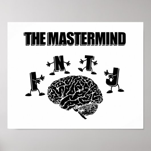 Poster INTJ - L'affiche du cerveau - Image #1 (Devant)