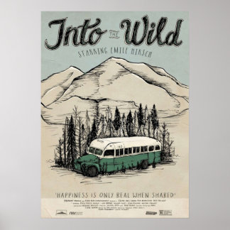 Poster Into the Wild Illustrated Film