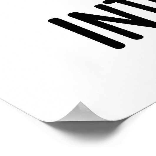 Poster Intolérance au lactose Funny Milk Pun (Coin)