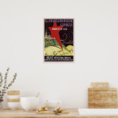 Poster "Intouriste. Express transsibérien" URSS 1930 (Cuisine)