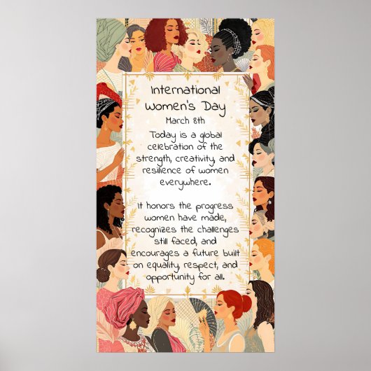 Poster Intranational Women's Day Mission  (Devant)