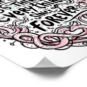 Poster Intricate Abstract Overthinker Typography (Coin)