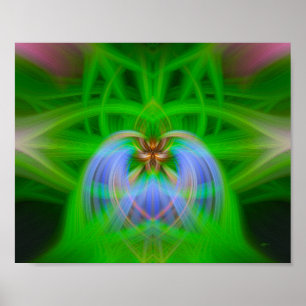 Poster Intricité verte