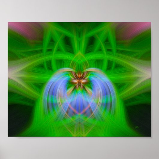 Poster Intricité verte (Devant)