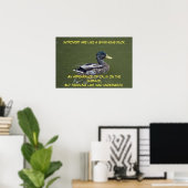 Poster Introduire le canard (Bureau à domicile)