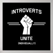 Poster Introvertis Unite (Individuellement) (Devant)
