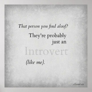 Poster Introverts!