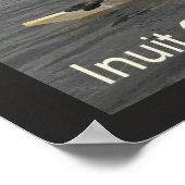 Poster Inuit Kayak - Postage en Alaska (Coin)