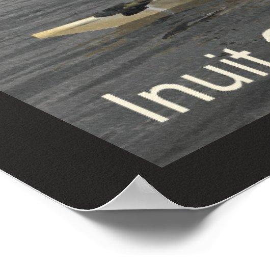 Poster Inuit Kayak - Postage en Alaska (Coin)