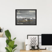 Poster Inuit Kayak - Postage en Alaska (Bureau à domicile)