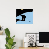 Poster Inukshuk de la montagne de Vancouver (Bureau à domicile)