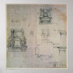 Poster Inv. 1859 6-25-545. R. Conception pour tombes