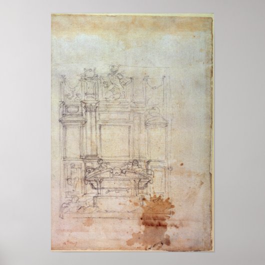 Poster Inv. L859 6-25-823. R. Conception pour un tombeau (Devant)